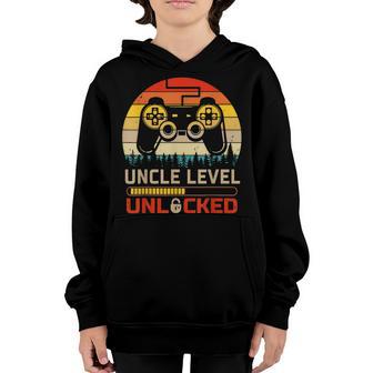 New Uncle Level Unlocked Keychain Vintage Retro Video Game Youth Hoodie - Thegiftio UK