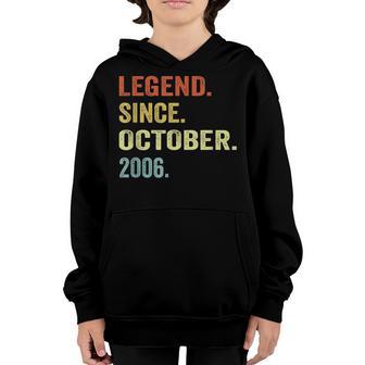 October 2006 Funny 16 Years Old Boys And Girls 16Th Birthday Youth Hoodie - Thegiftio UK