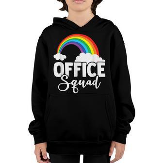 Office Squad Administrative Assistant School Secretary V6 Youth Hoodie - Thegiftio UK
