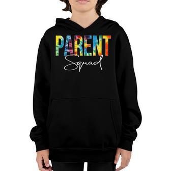 Parent Squad Tie Dye Appreciation Day Hello Back To School Youth Hoodie - Thegiftio UK