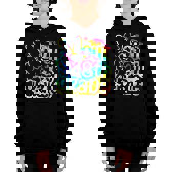 Peace Out 8Th Grade Graduation Last Day Of School Tie Dye Youth Hoodie | Mazezy