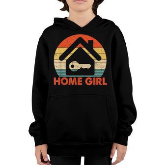 Peqy Vintage Home Girl Realtor Real Estate Realtor Life Youth Hoodie - Thegiftio UK