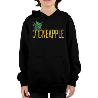 Pi Day Shirt Pi-Neapple Pineapple Funny Math Kids Grunge Youth Hoodie | Mazezy