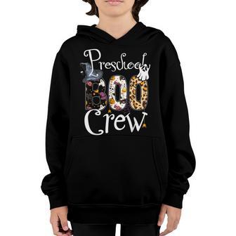 Preschool Boo Crew Witch Hat Fall Halloween Costume 2022 Youth Hoodie - Thegiftio UK