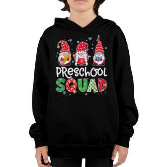 Preschool Squad Gnome Teacher Student Christmas Boys Girls V2 Youth Hoodie - Seseable