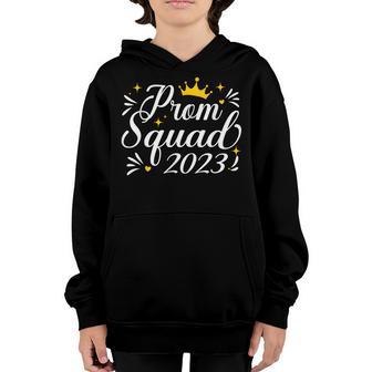 Prom Squad Senior 2023 Prom Graduation Matching Party Youth Hoodie - Thegiftio UK