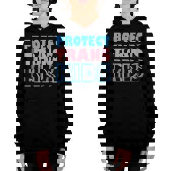 Protect Trans Kids - Stand Up For Equality And Inclusivity Youth Hoodie | Mazezy