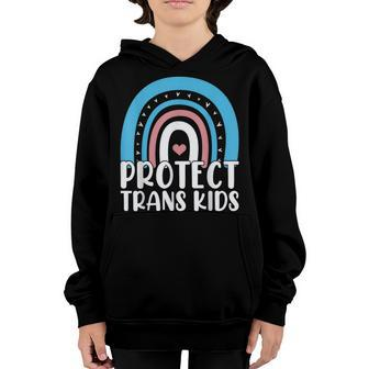 Protect Trans Kids Transgender Support Lgbt Pride Month Youth Hoodie | Mazezy