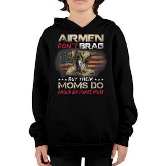 Proud Air Force Mom Air Force Graduation Air Force Mom Gift Youth Hoodie - Thegiftio UK