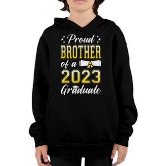 Proud Brother Of A Class Of 2023 Graduate Senior Graduation Youth Hoodie | Mazezy
