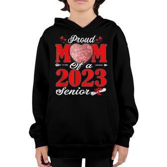 Proud Mom Of A 2023 Graduate Mother 2023 Graduation Youth Hoodie - Thegiftio UK