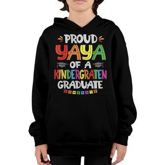 Proud Yaya Of A Kindergarten Grad Graduation Class Of 2023 Youth Hoodie - Thegiftio UK