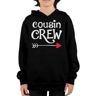 Red Heart & Arrow Cousin Crew Kids & Girls Youth Hoodie - Thegiftio UK