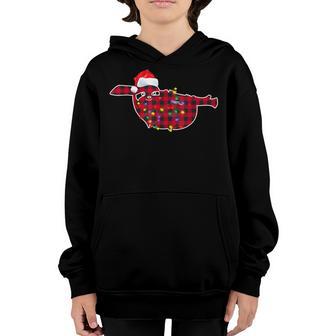 Red Plaid Buffalo Sloth Christmas Pajamas Family Women Kids Youth Hoodie - Thegiftio UK