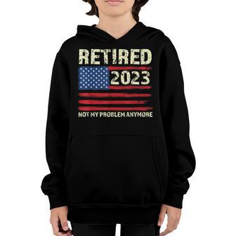Retired 2023 Retirement V2 Youth Hoodie - Thegiftio UK
