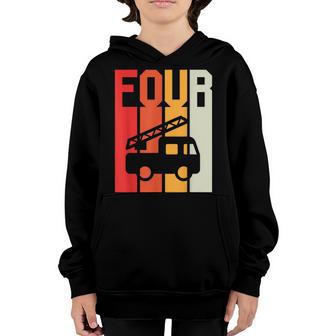 Retro Sound The Alarm Im 4 Years Old Birthday Boy Fire Youth Hoodie - Thegiftio UK