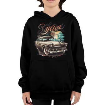 Ride In Style Old-School Charm Vintage Youth Hoodie | Mazezy