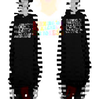 Running On Ms Rachel And Juice Boxes Funny Kid Youth Hoodie | Mazezy