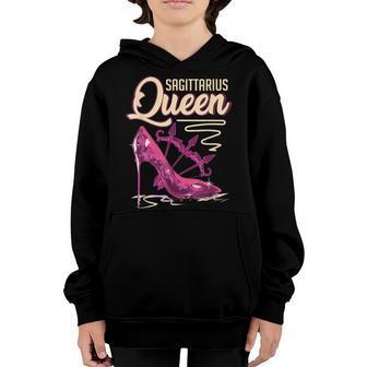 Sagittarius Queen Dec Born Wife Mom Girls She Christmas Gift Youth Hoodie - Thegiftio UK