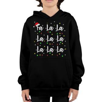 Santa Fa La 8 Fa La La La Christmas Funny Xmas Men Women Kid Youth Hoodie - Thegiftio UK