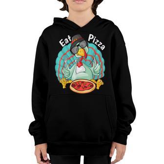 Save A Turkey Eat Pizza Thanksgiving Kids Adult Vegan Youth Hoodie - Thegiftio UK