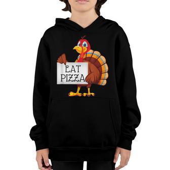 Save Aturkey Eat Pizza Adult Vegan Kids Funny Thanksgiving Youth Hoodie - Thegiftio UK