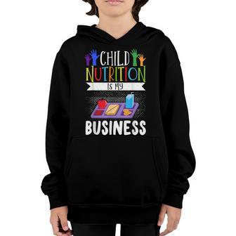 School Cafeteria Worker Lunch Lady Food Tray Child Nutrition Youth Hoodie - Thegiftio UK