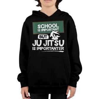 School Is Important But Ju Jitsu Is Importanter | Jujitsu Youth Hoodie - Thegiftio UK