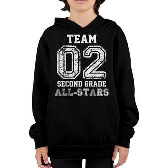 School Team 2Nd Grade All-Stars Sports Jersey Youth Hoodie - Thegiftio UK