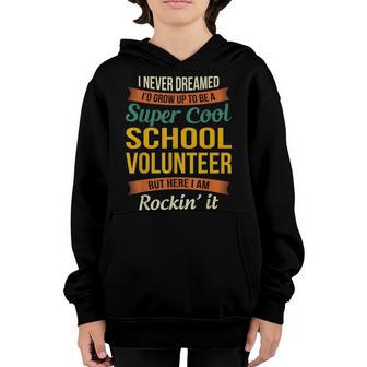 School Volunr Funny Appreciation Gifts Youth Hoodie - Thegiftio UK