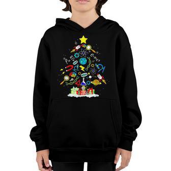 Science Christmas Tree For Boys Girls Kids Teacher Youth Hoodie - Thegiftio UK