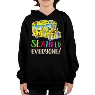 Seatbelts Everyone Funny Magic School Bus Driver Job Pride V5 Youth Hoodie - Thegiftio UK