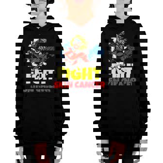 Skin Cancer Awareness Month Products Women & Girls Melanoma Youth Hoodie - Thegiftio