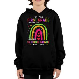 So Long 1St Grade Look Out 2Nd Grade Funny Graduation Gifts Youth Hoodie | Mazezy
