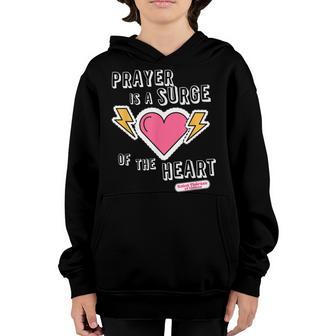 St Therese Of Lisieux Prayer Quotes Catholic Girl Heart Youth Hoodie - Thegiftio UK