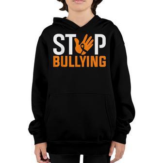 Stop Bullying Unity Day Orange End Bullying Anit Bully Kids Youth Hoodie - Thegiftio UK