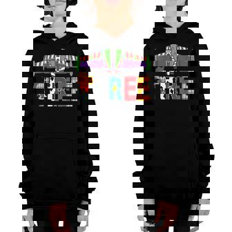 Story Toy Third Birthday Boys And Girls Its My Birthday Youth Hoodie | Mazezy