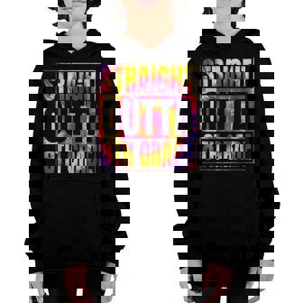 Straight Outta 8Th Grade Graduation Of 2023 Class Tie Dye Youth Hoodie | Mazezy