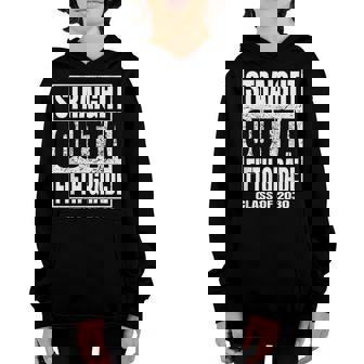 Straight Outta Fifth Grade Graduation Class 2030 5Th Grade Youth Hoodie | Mazezy