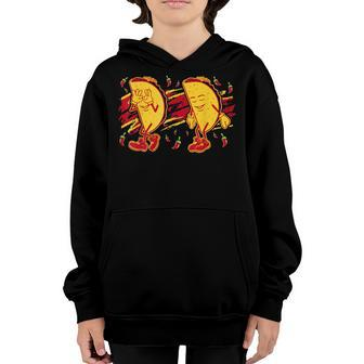 Taco Griddy Dance & Giving Spicy Cinco De Mayo Boys Girls Youth Hoodie | Mazezy