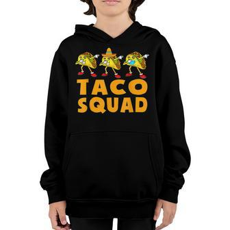 Taco Squad Crew Cinco De Mayo Cute Tacos Kids Toddler Youth Hoodie | Mazezy
