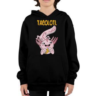 Tacolotl Axolotl Taco Kawaii Cute Mexican Gift Boys Girls Youth Hoodie - Thegiftio UK