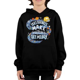 Take Chances Make Mistakes Get Messy Magic Schoolbus Youth Hoodie - Thegiftio UK