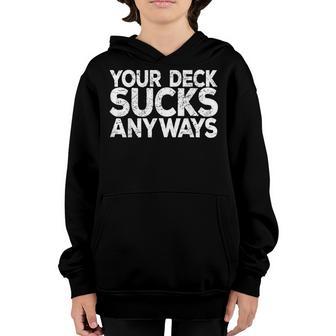 Tcg Trading Card Game Deck Player Card Collector Nerd Gift Youth Hoodie - Thegiftio UK