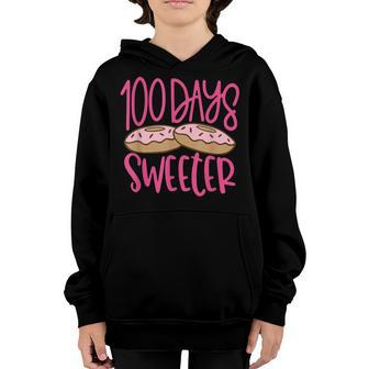 Teacher Life 100 Days Of School Happy 100Th Day Of School  Youth Hoodie