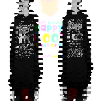 Teacher Student 100Th Day Of 6Th Grade 100 Days Of School  Youth Hoodie