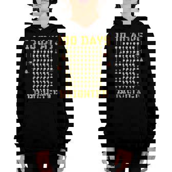 Teacher Student 100Th Days Brighter 100 Days Of School Youth Hoodie - Thegiftio