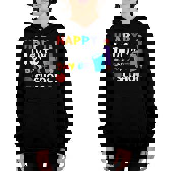 Teacher Student Happy 100Th Days 100 Days Of School  Youth Hoodie