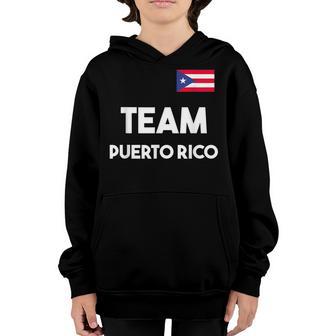 Team Puerto Rico 2021 Flag Summer Games Boricua Youth Hoodie - Thegiftio UK