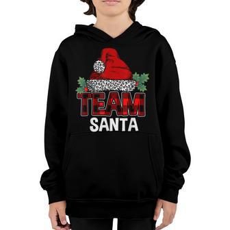 Team Santa Christmas Family Matching Pajamas Gift Boys Girls Youth Hoodie - Thegiftio UK